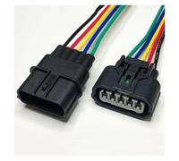 ANNBCDL Prise de Faisceau Direction 1.2mm, Prise Bobine d'allumage Voiture 2p3p4p, connecteur capteur Pression d'admission, Longueur Fil 15cm(5p Strip Line,1sets)