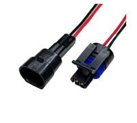 ANNBCDL Prise de température électronique Automobile, connecteur mâle et Femelle à 2 Trous avec câble 15cm 1-1216219(2P Line,1 Set)