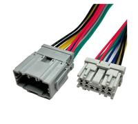 ANNBCDL Serrure de Coffre Automatique Voiture, 2/3/4/8/12 Broches, connecteur électronique 2.2mm, Prise Faisceau câblage avec Fil 15cm(10p Line,1 Set)