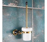 ANNBKA Ensemble d'accessoires de salle de bain de style américain entièrement cuivre noir doré porte-serviette de bain, barre porte-serviette, suspension de matériel de salle de bain, kit