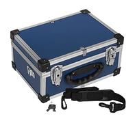 anndora Mallette à outils 70106 avec cadre en aluminium - 32,5 x 25,5 x 17,5 cm - Avec doublure en néoprène et sangle de transport - Bleu