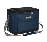 Anndora Sac Isotherme De 22 Litres Avec Porte-Gobelet Et Sangle De Transport, Anti-Fuite Et Stable, Pour Pique-Nique, Déjeuner Et Courses (Motif Pied-De-Poule Bleu)