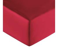 ANNE DE SOLENE Drap Housse ECLAT 90x190cm Ruby Satin Coton 120F
