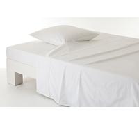 Anne de Solene Drap Retro White Coton Blanc 180 x 290 cm