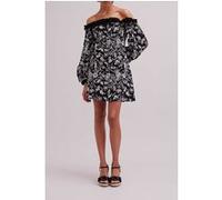 Anne Fontaine Cigale Black/white Taille: 36 | Robes Mini Outlet | Femme | Le Noir