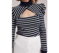 Anne Fontaine Claire Dark Navy Taille: M | Pulls Outlet | Femme | Bleu