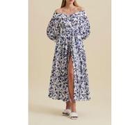 Anne Fontaine Eulalie Dark Navy Taille: 40 | Robes longues Outlet | Femme | Bleu