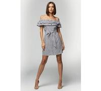 Anne Fontaine Metisse Black/white Taille: 40 | Robes Mini Outlet | Femme | Le Noir