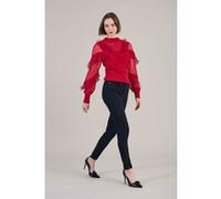 Anne Fontaine Oeuvre Poppy Red Taille: L | Pulls Outlet | Femme | Rouge