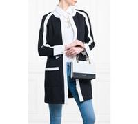 Anne Fontaine Presence Manteau Black/white Taille: 40 | Vestes Outlet | Femme | Le Noir