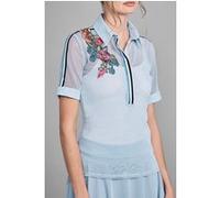 Anne Fontaine Vaas-p20 Sky Blue Taille: 38 | Polos Outlet | Femme | Bleu