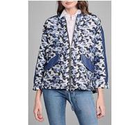 Anne Fontaine Vanissa-p20 Indigo Blue Taille: 42 | Blousons d'aviateurs Outlet | Femme | Bleu