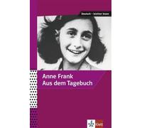 Anne Frank - Aus dem Tagebuch - Franck Anne - Klett Maison Des Langues - broché - Méthode de langue