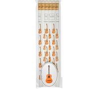 Anne Fuzeau Création Crayons à papier avec gomme - Guitare - Lot de 6 - Cadeau musique