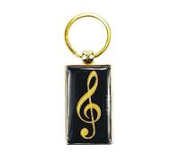 Anne Fuzeau Création Porte clef Clé de sol Hauteur 8,5 cm Largeur 3 cm cadeau accessoire musique