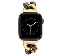 Anne Klein Bracelet chane tendance pour Apple Watch, bracelet de rechange rglable et scuris pour Apple Watch, s'adapte la plupart des poi