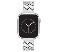 Anne Klein Bracelet tendance pour Apple Watch, Argenté, 42mm (Series 10) & 38/40/41mm, Moderne