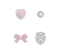 Anne Klein Breloques tendance, compatibles avec Apple Watch, ajustement sans couture, installation facile, breloques pour Apple Watch, rose/argent, taille unique, WK/3043PKCH, taille unique, taille