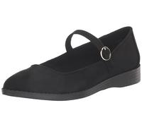 Anne Klein Chaussures plates Sissy Mary Jane pour femme, noir, 38.5 EU