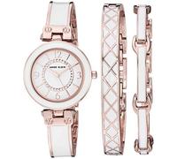 Anne Klein Ensemble Montre et Bracelet de qualité supérieure avec Cristaux pour Femme