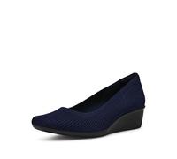 Anne Klein Escarpins à Talon compensé Wisher pour Femme, Bleu Marine, 35.5 EU