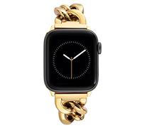 Anne Klein Fashion Chain Bracelet for Apple Watch, Secure, Adjustable, Apple Watch Replacement Band, Fits Most Wrists