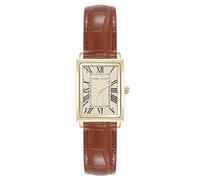Anne Klein Femme Analogique Quartz Japonais Montre avec Bracelet en Simili Cuir AK/5090GPHY