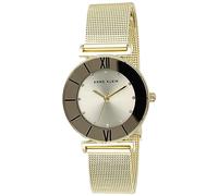 ANNE KLEIN Femme Analogique Quartz Montre avec Bracelet en Acier Inoxydable AK/3780CHGB