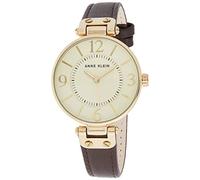 Anne Klein Women's Leather Strap Watch