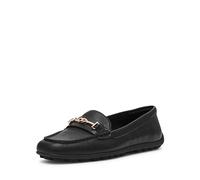 Anne Klein Femme Hanna Mocassin de Style Conduite, Noir, 38.5 EU