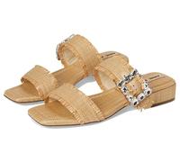Anne Klein Femme Lillie Sandale, Raphia Naturel, 38.5 EU