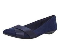 Anne Klein Femme Oalise Flat Semelle de Mocassin, Tissu Bleu Marine foncé, 41.5 EU