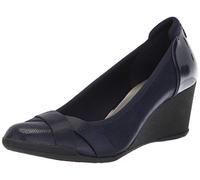 Anne Klein Femme Timeout Wedge Heel Escarpins, Bleu Marine, 43 EU