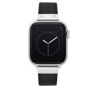 Anne Klein Leather Fashion Band for Apple Watch Secure, Adjustable, Apple Watch Band Replacement, Fits Most Wrists