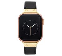 Anne Klein Leather Fashion Band for Apple Watch Secure, Adjustable, Apple Watch Band Replacement, Fits Most Wrists