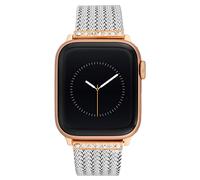 Anne Klein Mesh Fashion Band for Apple Watch, Secure, Adjustable, Apple Watch Replacement Band, Fits Most Wrists