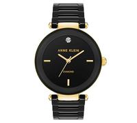 Anne Klein Montre à bracelet en céramique pour femmes, AK/1018BKBK