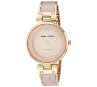 Anne Klein Montre-bracelet avec cadran orné d'un diamant de qualité supérieure, AK/2512LPGB