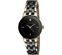 Anne Klein Montre-Bracelet en céramique avec Cadran en Diamant véritable pour Femme