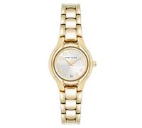 Anne Klein Montre bracelet pour femme avec fonction date, Argenté/doré