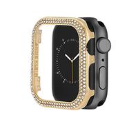 Anne Klein Pare-Chocs en Cristal de qualité supérieure, Compatible avec Apple Watch, Ajustement sans Couture, Installation Facile, Pare-Chocs pour Apple Watch, doré, 41 mm, WK/2002PVGP41