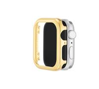 Anne Klein Pare-Chocs en Cristal de qualité supérieure, Compatible avec Apple Watch, Ajustement sans Couture, Installation Facile, Pare-Chocs pour Apple Watch, doré, 40mm, WK/2006GPGP40