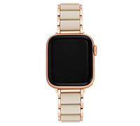 Anne Klein Rubberized Fashion Bracelet for Apple Watch, Secure, Adjustable, Apple Watch Replacement Band, Fits Most Wrists