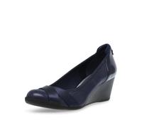 Anne Klein Timeout Escarpins à Talon compensé pour Femme, Bleu Marine, 40 EU