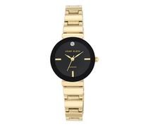 Anne Klein Montre-bracelet avec cadran orné d'un diamant de qualité supérieure, AK/2434BKGB