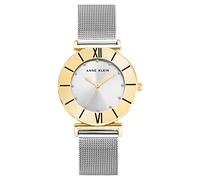 Anne Klein Women's Glitter Accented Mesh Bracelet Watch