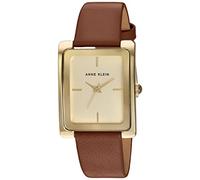 Anne Klein Femmes Analogique Quartz Japonaise Montre avec Bracelet en Cuir AK/2706CHHY