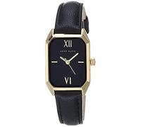 Anne Klein Femme Analogique Quartz Japonaise Montre avec Bracelet en Cuir AK/3874BKBK