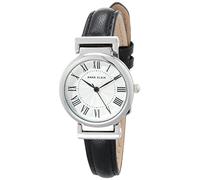 Anne Klein pour Femme Analogique Quartz Montre avec Bracelet en Cuir AK/2247SVBK