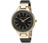 Anne Klein Femme Analogue Mouvement à Quartz Japonais Montre avec Bracelet en Plastique AK/1408BKBK